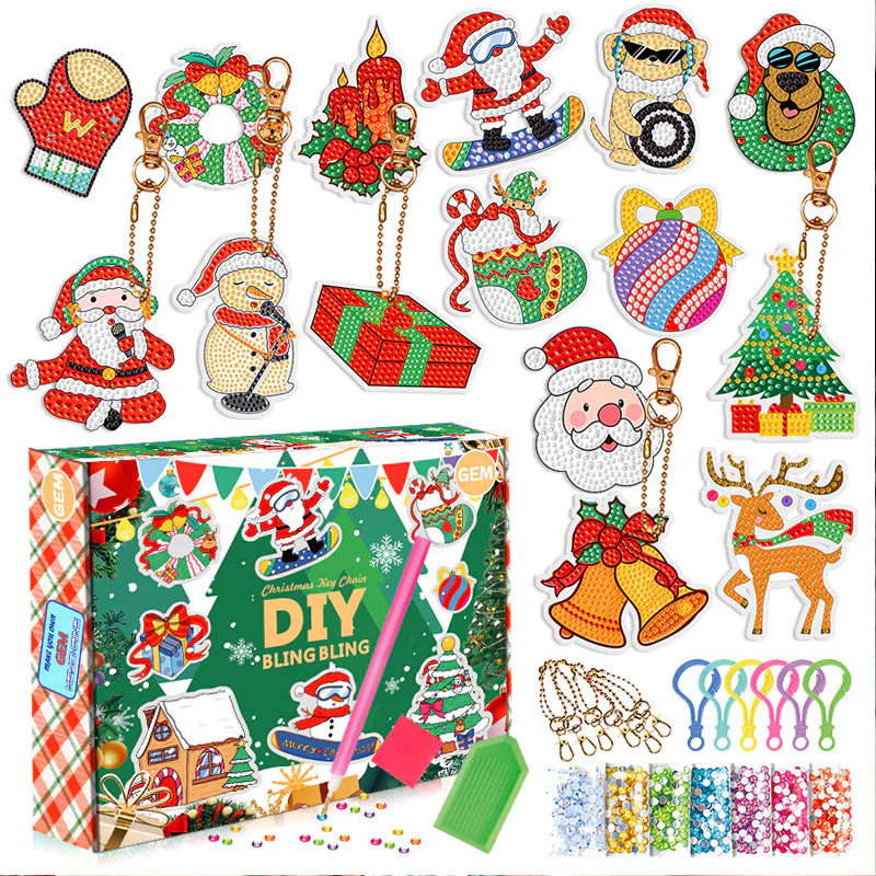 Christmas Diamond Painting Sticker Kit Christmas Diamond Painting Sticker Kit