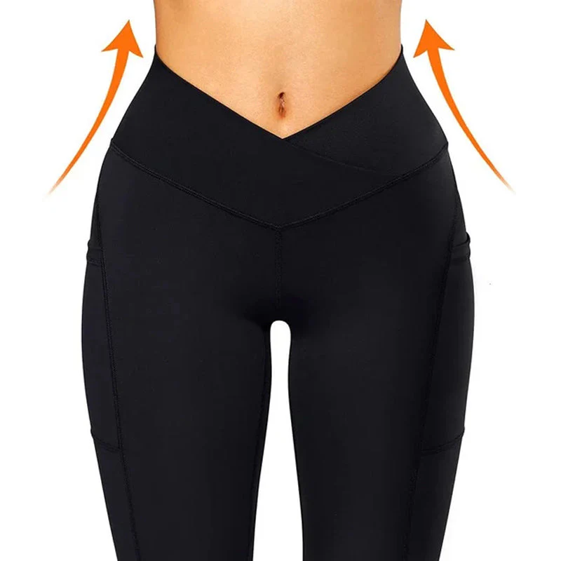 Crossover High Waisted Leggings