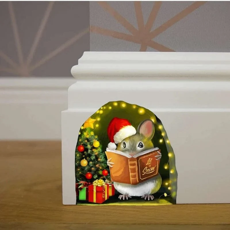 3D Mouse Wall Decal Sticker 3D Mouse Wall Decal Sticker