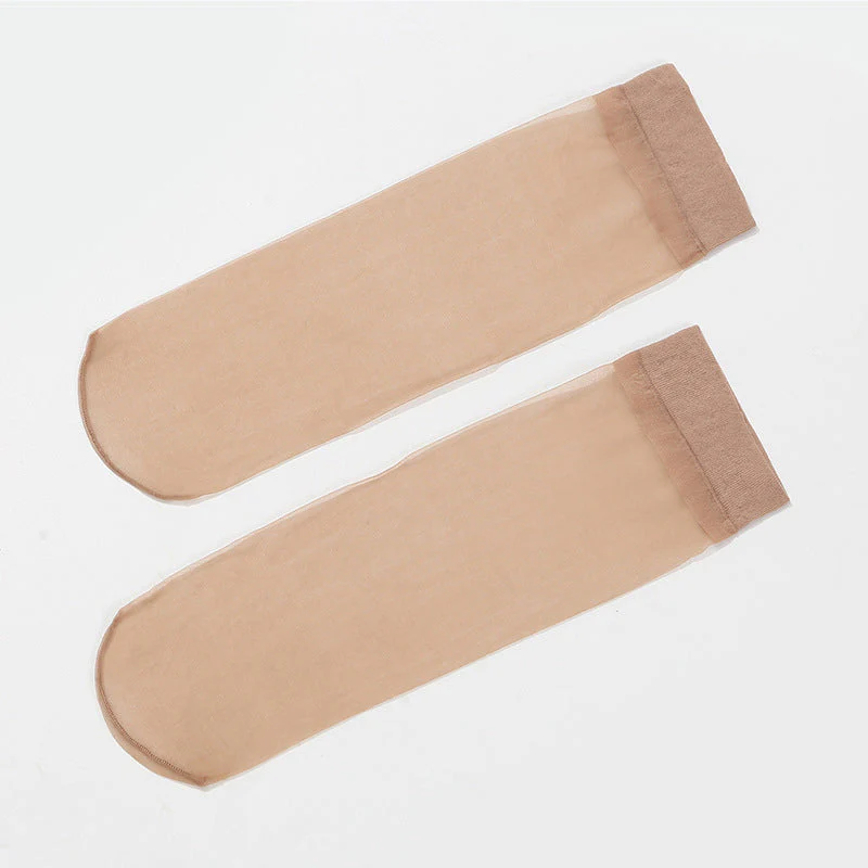 Women's Sheer Crystal Silk Socks Women's Sheer Crystal Silk Socks