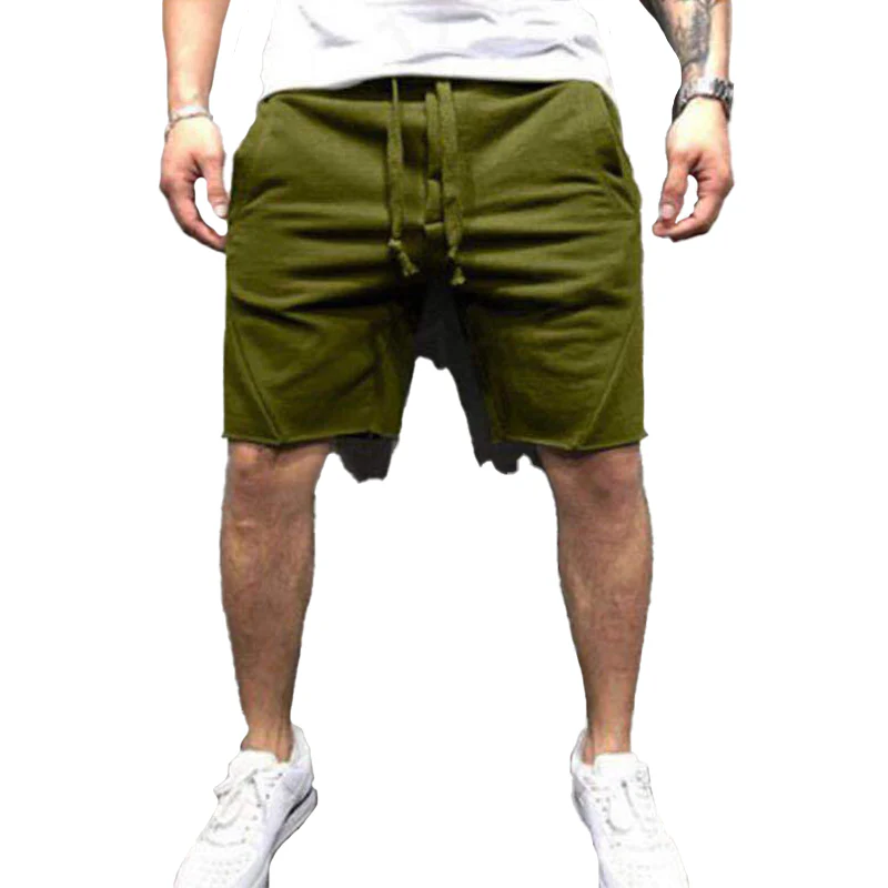 Solid color breathable summer sports shorts Solid color breathable summer sports shorts