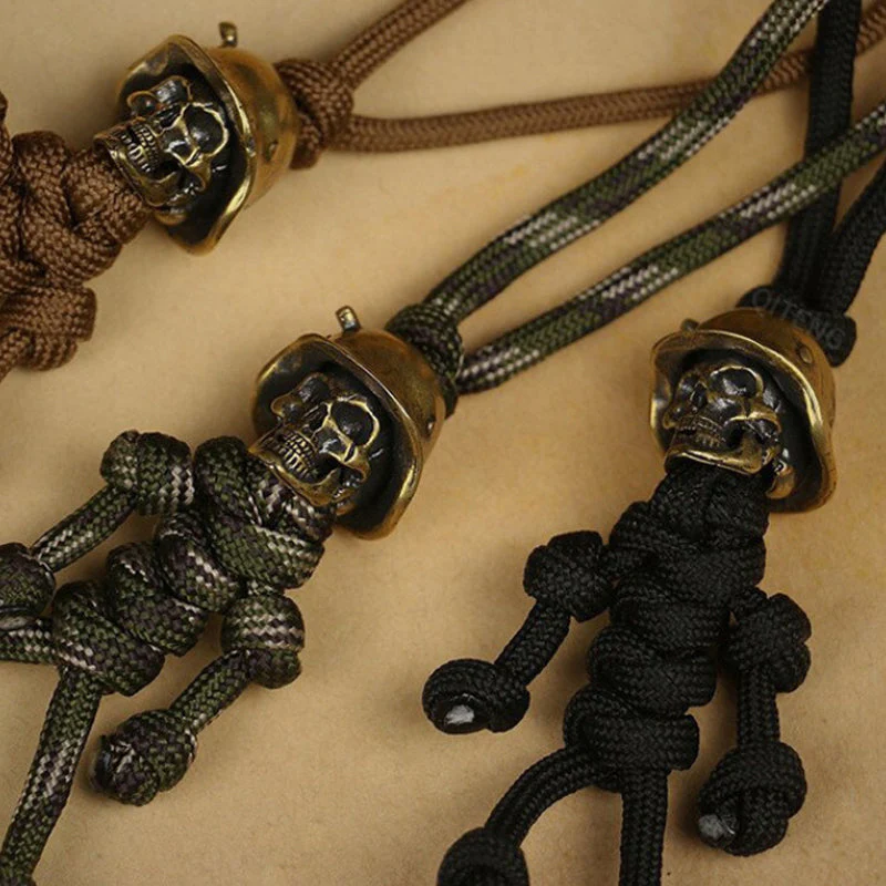 Skeleton Soldier Paracord Keychain Skeleton Soldier Paracord Keychain