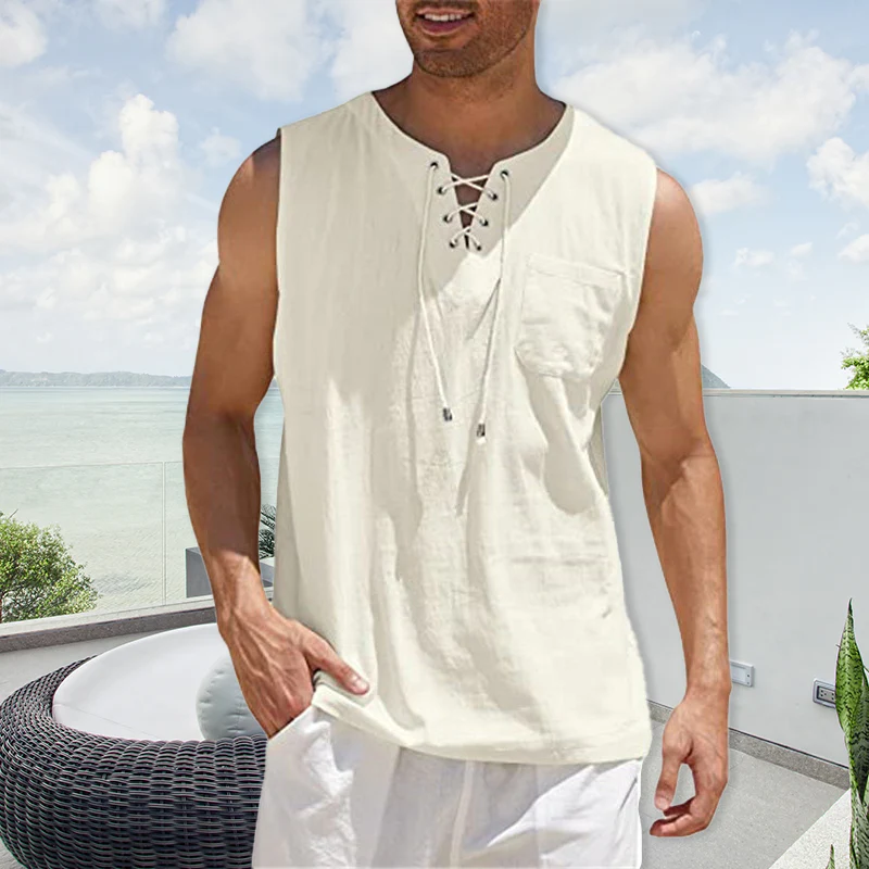 Men's Fashion Cotton Linen T-Shirt Men's Fashion Cotton Linen T-Shirt