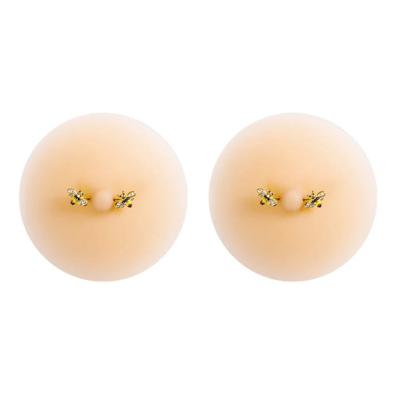 Seamless Breast Patch With Nipple Studs Seamless Breast Patch With Nipple Studs