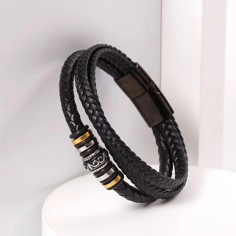 For Son - I Will Always Be With You - Double Row Bracelet For Son - I Will Always Be With You - Double Row Bracelet