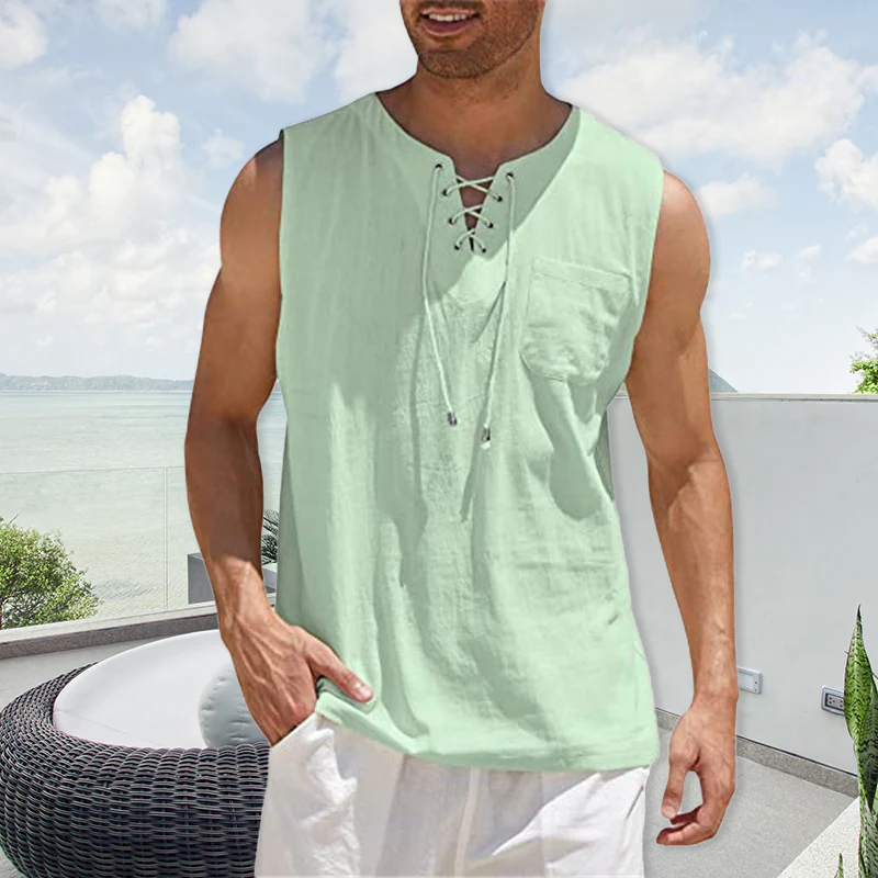 Men's Fashion Cotton Linen T-Shirt Men's Fashion Cotton Linen T-Shirt