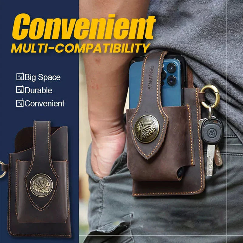 Multifunctional Leather Mobile Phone Bag Multifunctional Leather Mobile Phone Bag