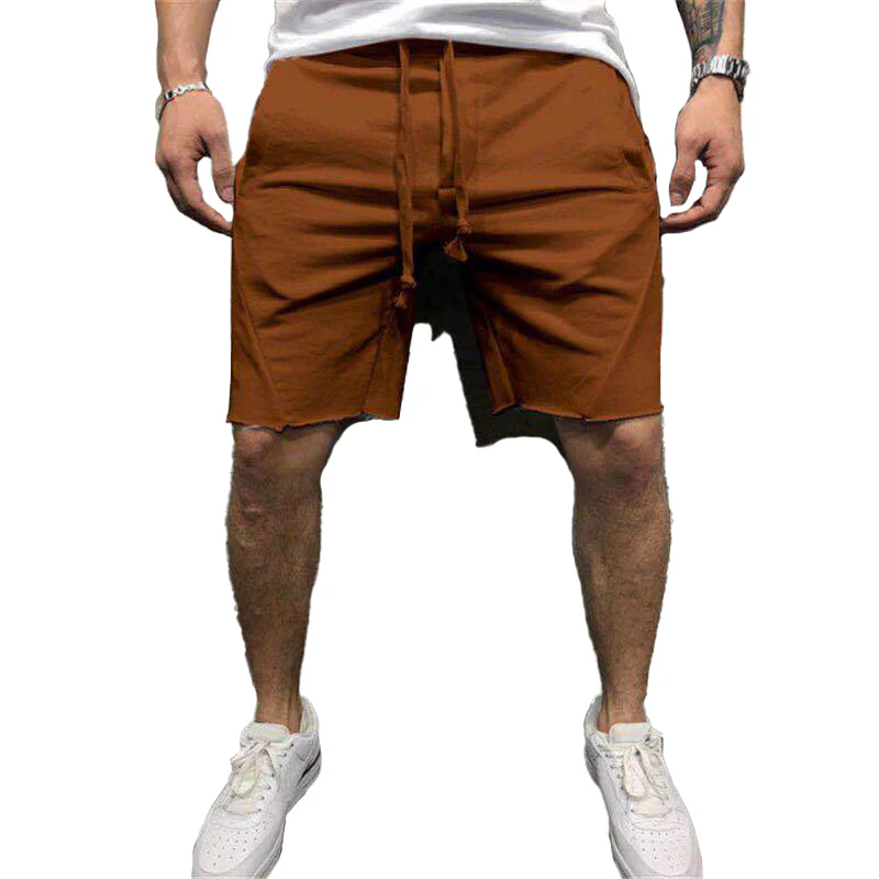 Solid color breathable summer sports shorts Solid color breathable summer sports shorts