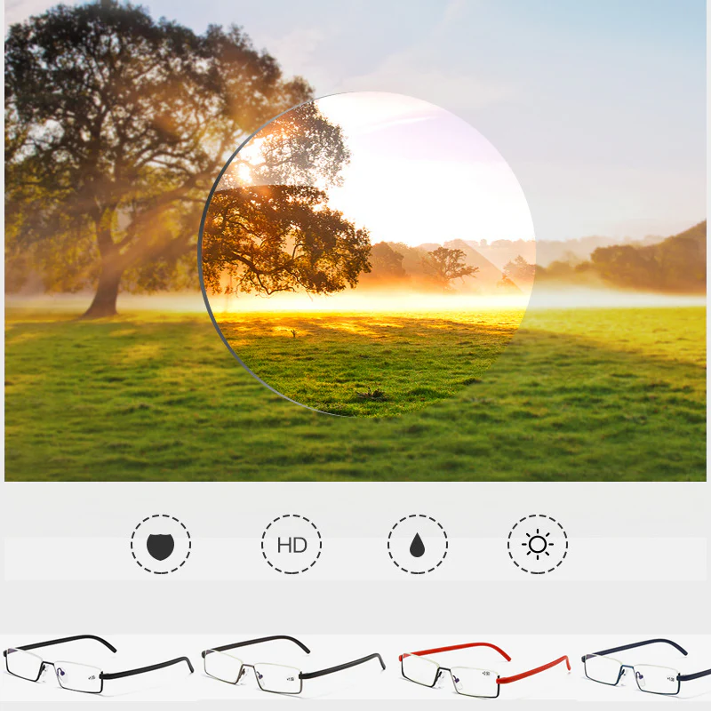 Unisex Light Half Frame Reading Glasses Unisex Light Half Frame Reading Glasses