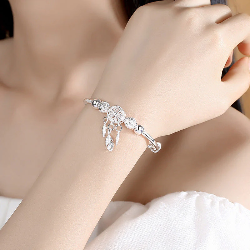 Dreamcatcher Bracelet SILVER (GIFT BOX)
