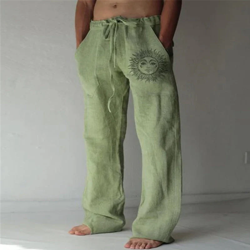 Drawstring Elasticized Casual Trousers Drawstring Elasticized Casual Trousers