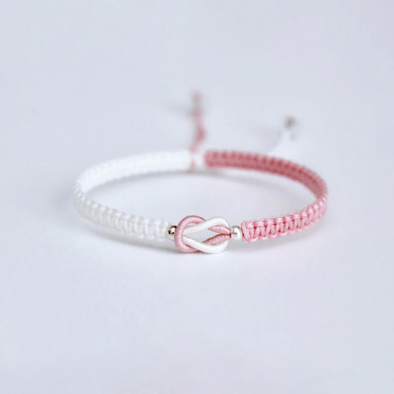 Linked Together Handmade Braided Bracelet