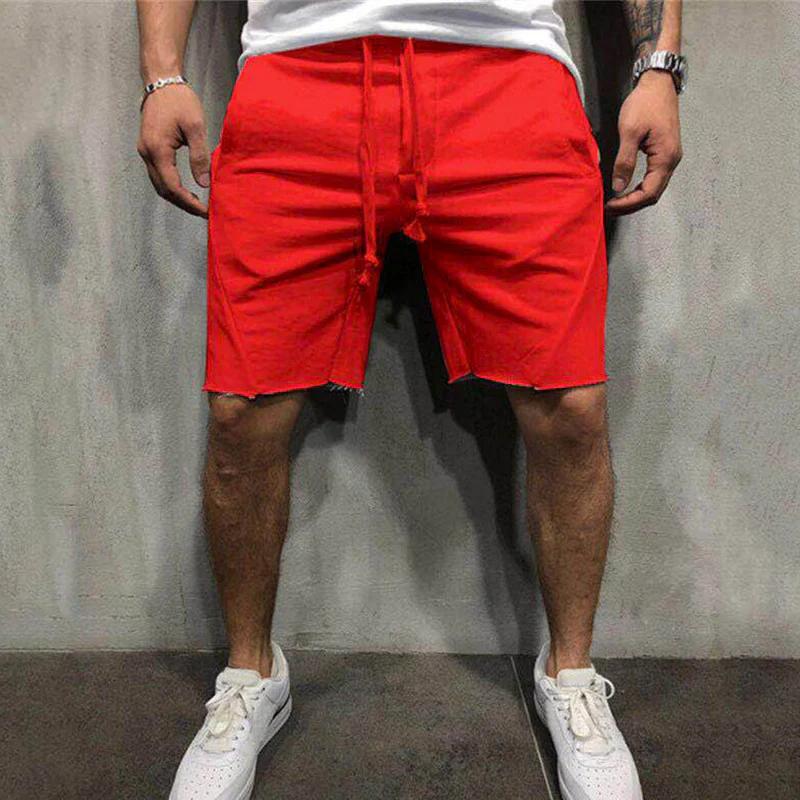 Solid color breathable summer sports shorts Solid color breathable summer sports shorts