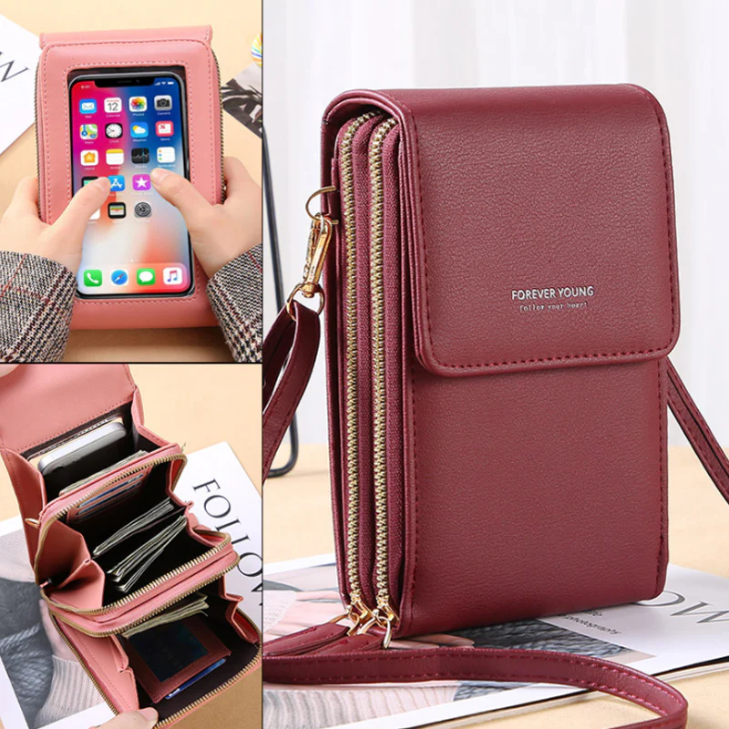 Large Capacity Elegant Crossbody Touch S...