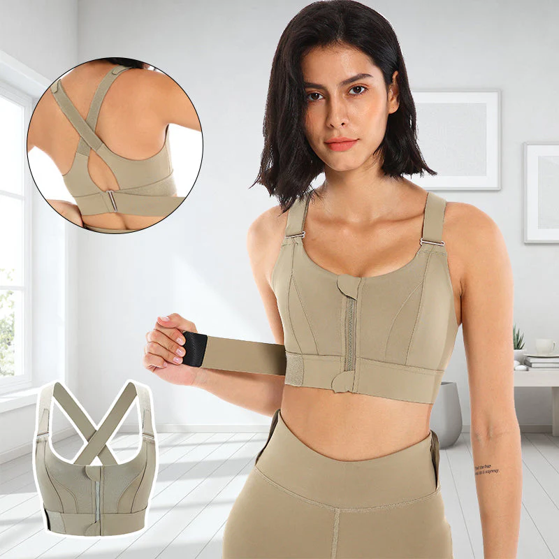 Shockproof Zipper Sports Bra Shockproof Zipper Sports Bra