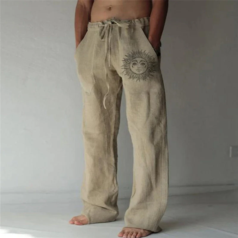 Drawstring Elasticized Casual Trousers Drawstring Elasticized Casual Trousers