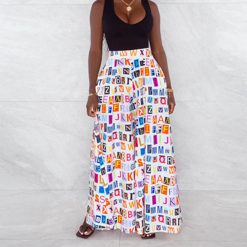Casual Street Mid Waist Full Length Wide Leg Pants Casual Street Mid Waist Full Length Wide Leg Pants