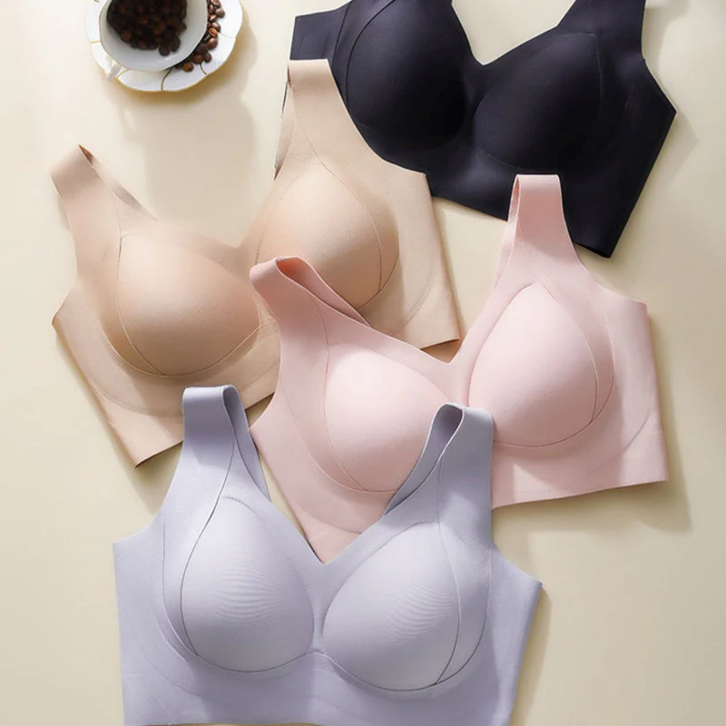 Side Coverage and Anti-Sagging Wire-Free Bra Side Coverage and Anti-Sagging Wire-Free Bra