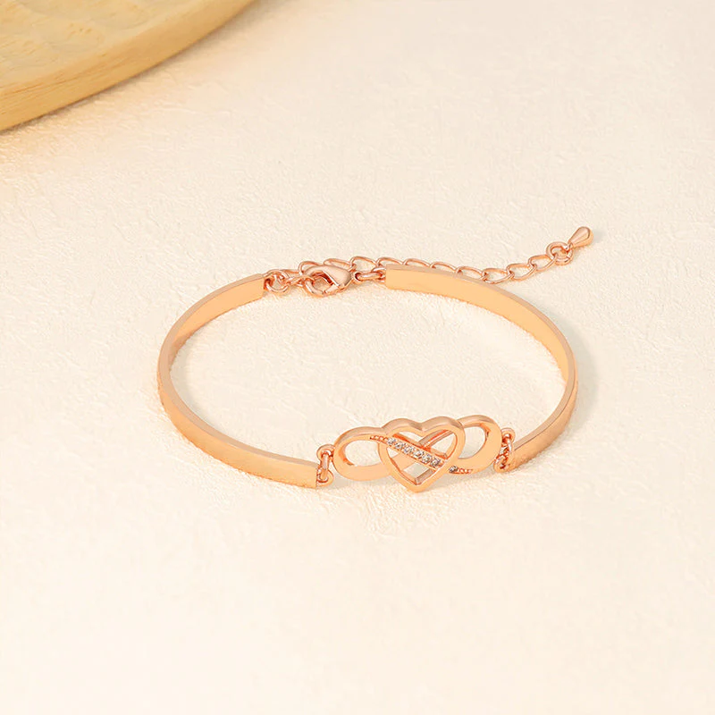 Always Remember I Love You Forever Love Heart Bracelet