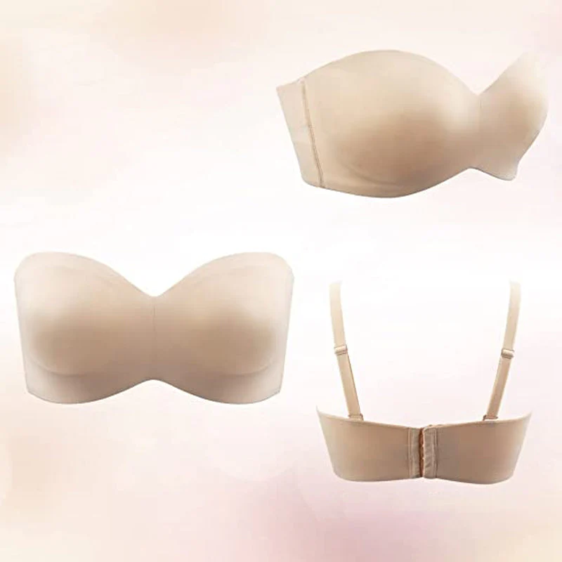 Full Support Non-Slip Convertible Bandeau Bra Full Support Non-Slip Convertible Bandeau Bra