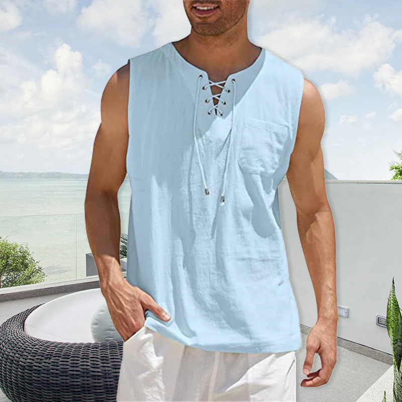 Men's Fashion Cotton Linen T-Shirt Men's Fashion Cotton Linen T-Shirt