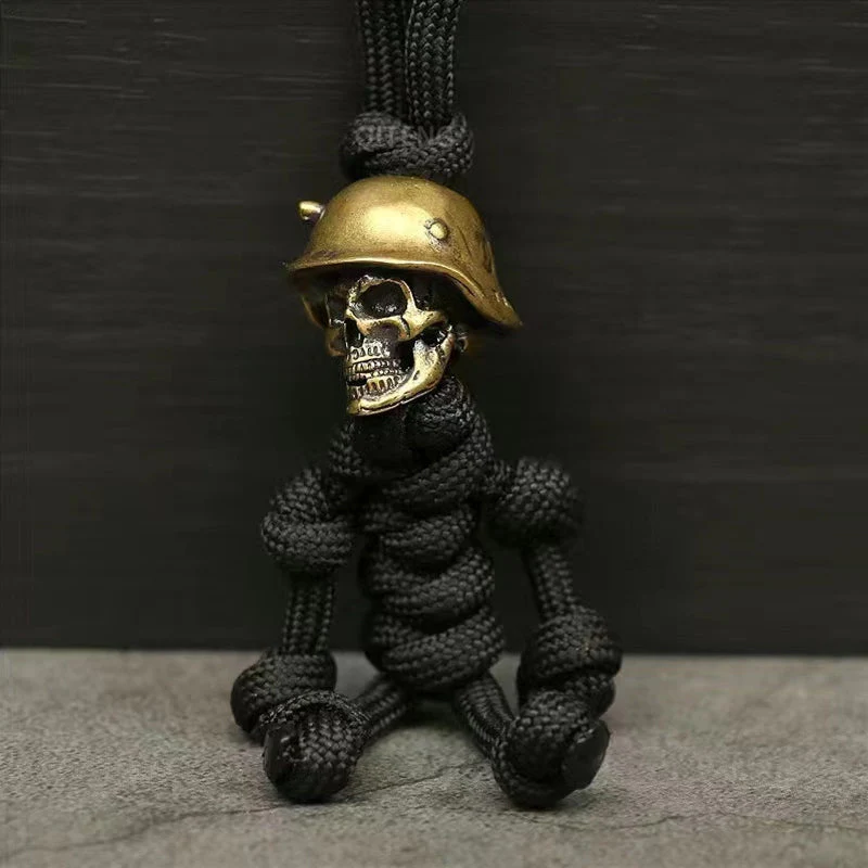 Skeleton Soldier Paracord Keychain Skeleton Soldier Paracord Keychain