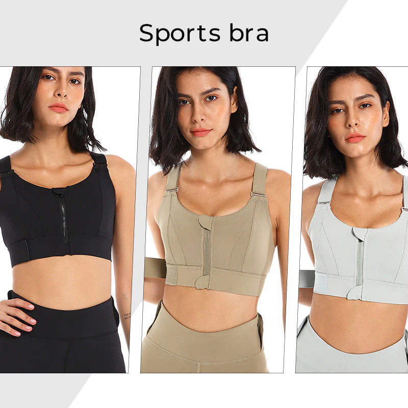Shockproof Zipper Sports Bra Shockproof Zipper Sports Bra