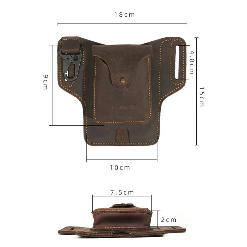 Leather Phone Belt Pouch Leather Phone Belt Pouch
