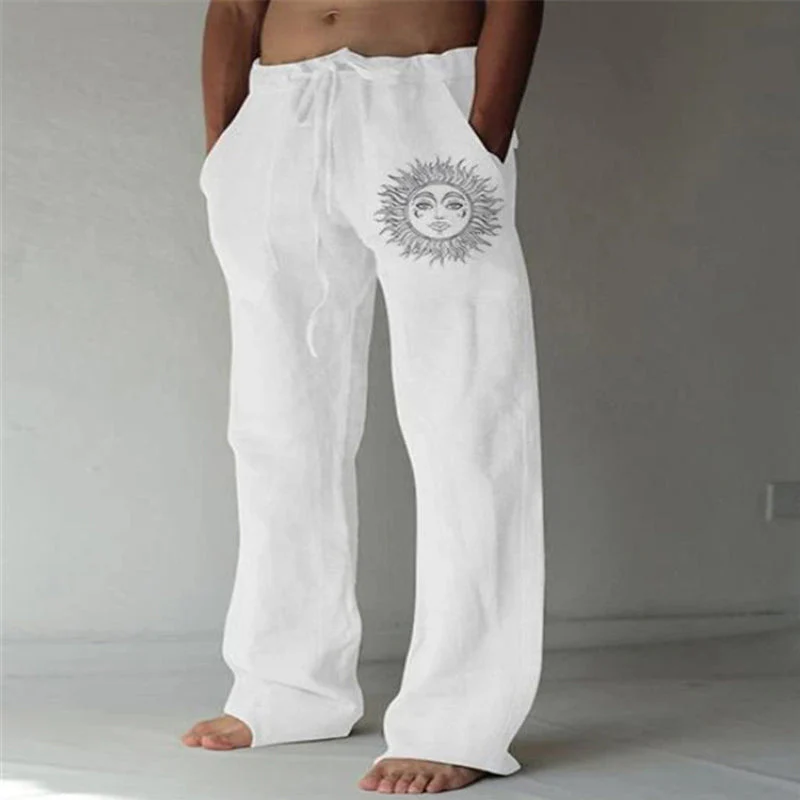 Drawstring Elasticized Casual Trousers Drawstring Elasticized Casual Trousers
