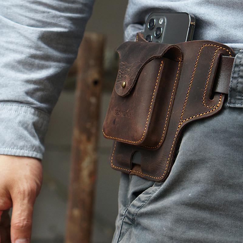 Leather Phone Belt Pouch Leather Phone Belt Pouch